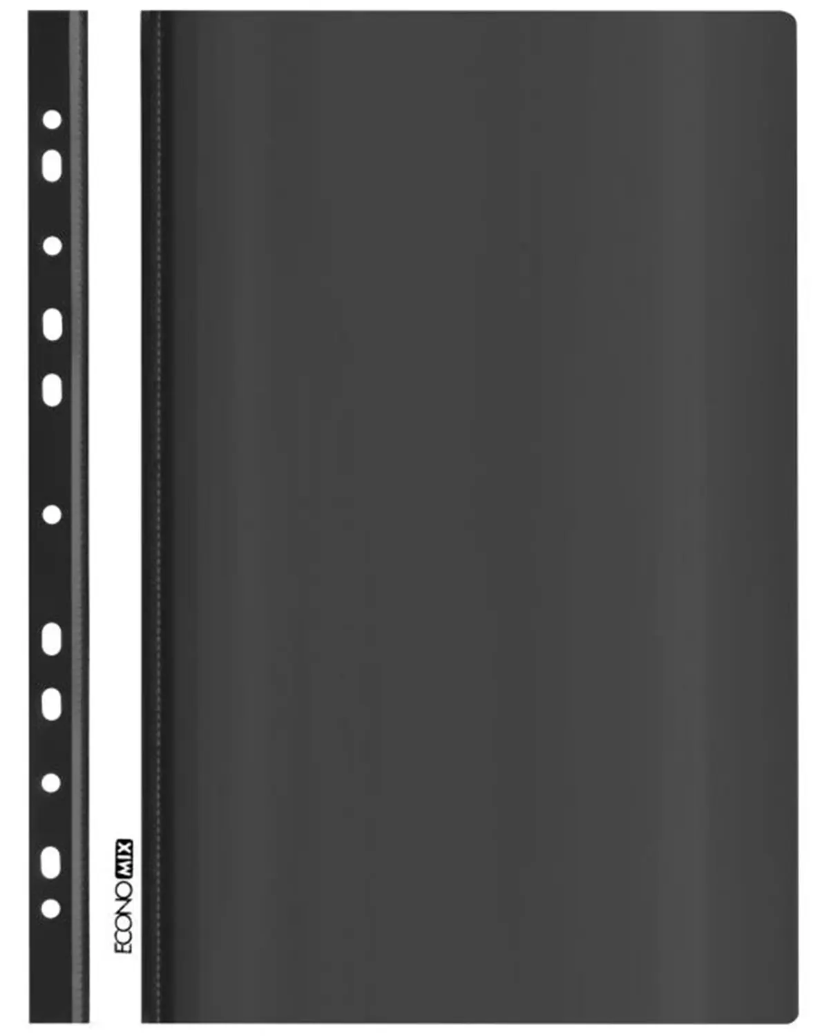 Швидкозшивач А4, перфорація, глянець, чорний E31510-01