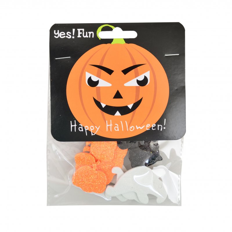 Набір декоративних наклейок Yes! Fun c глітером для Хеллоуїна № 5, 12 шт., 973535 1