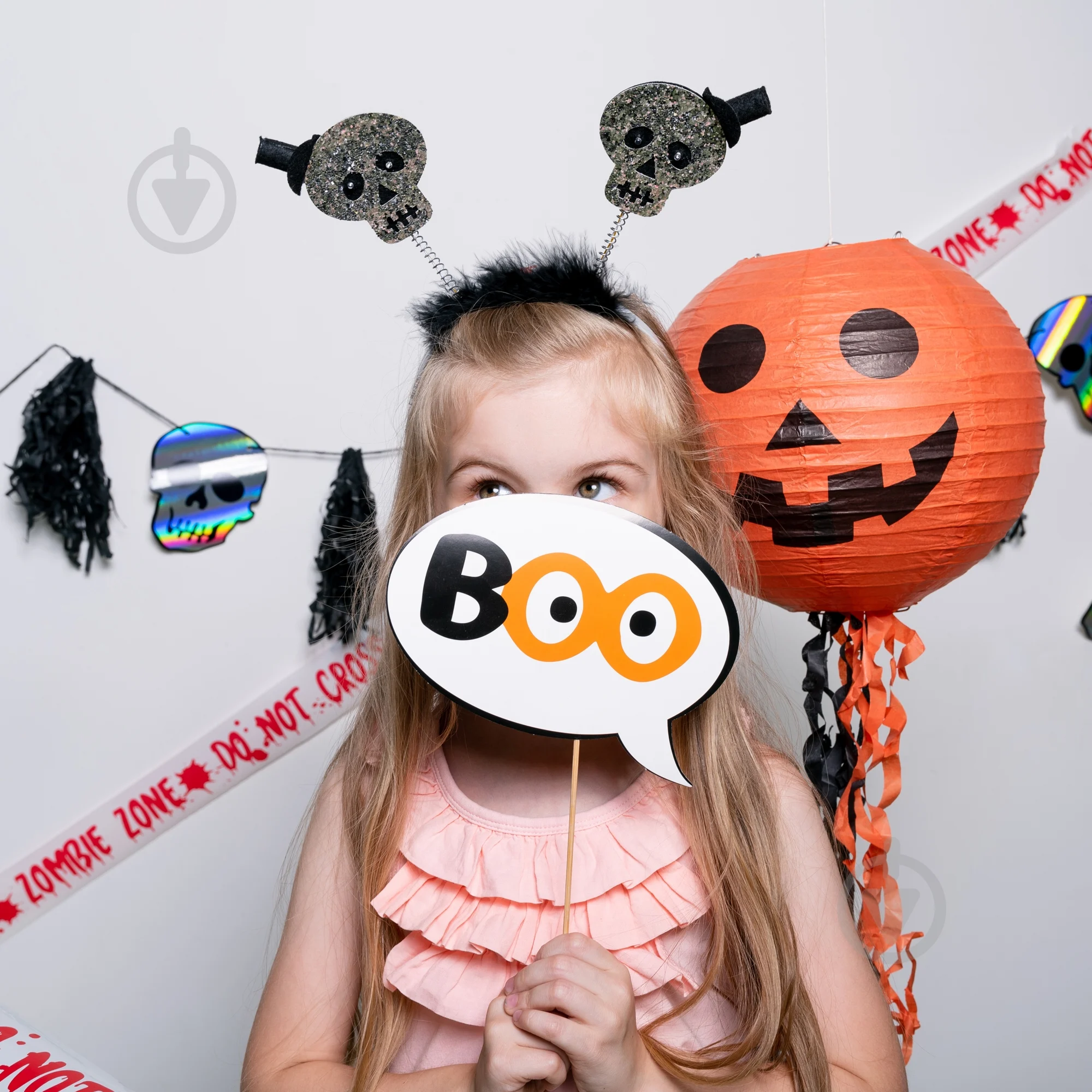 Обруч на Хелловін Yes! Fun "Череп" LED, 973715 1