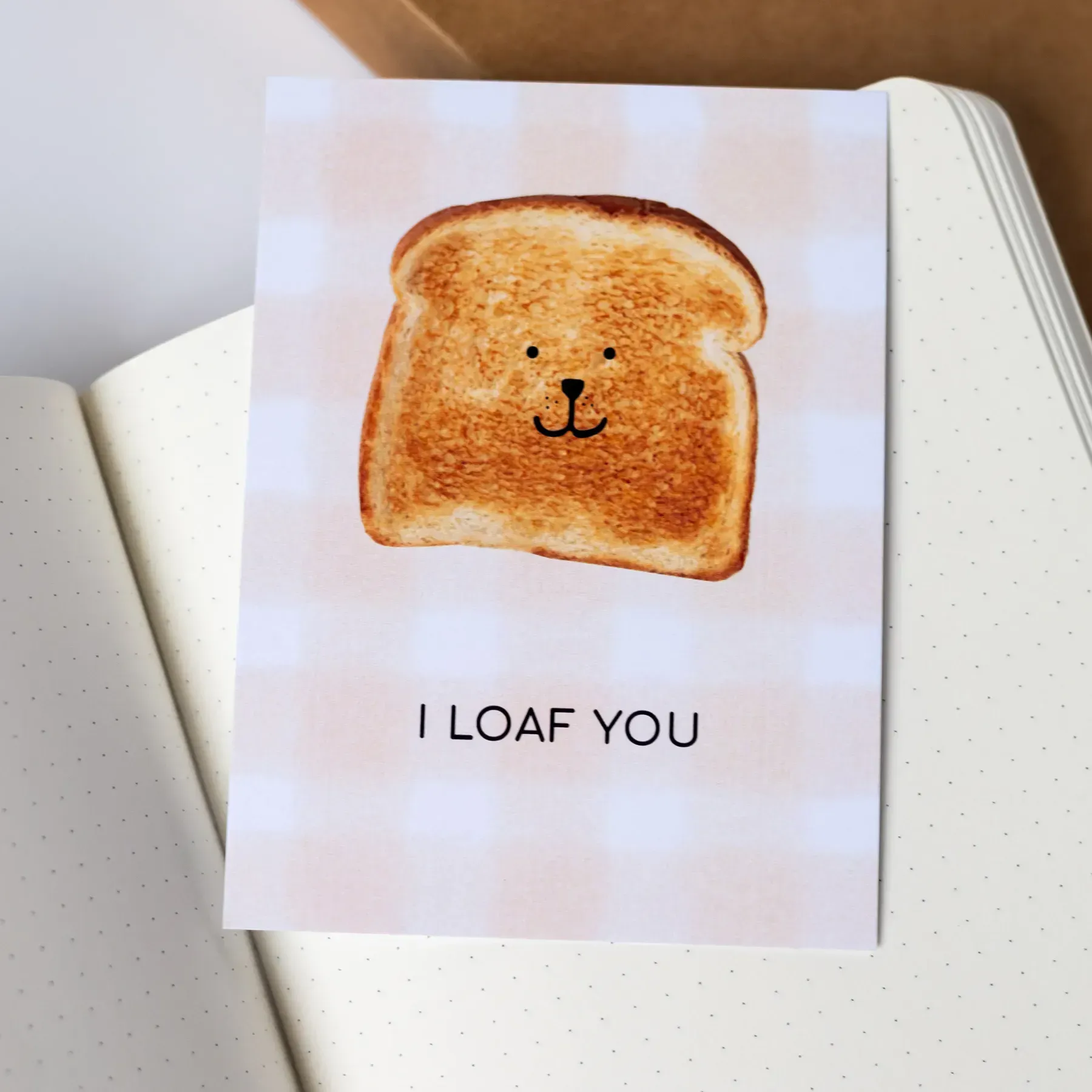 Открытка с конвертом А7 "Тост", Cobart, СS-GС-009 1