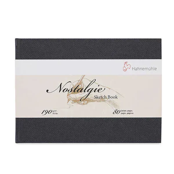 Скетчбук «Nostalgie», тв.плетіння, альбомна орієнтація, 40а,190г, А6, Hahnemuhle, 10628691