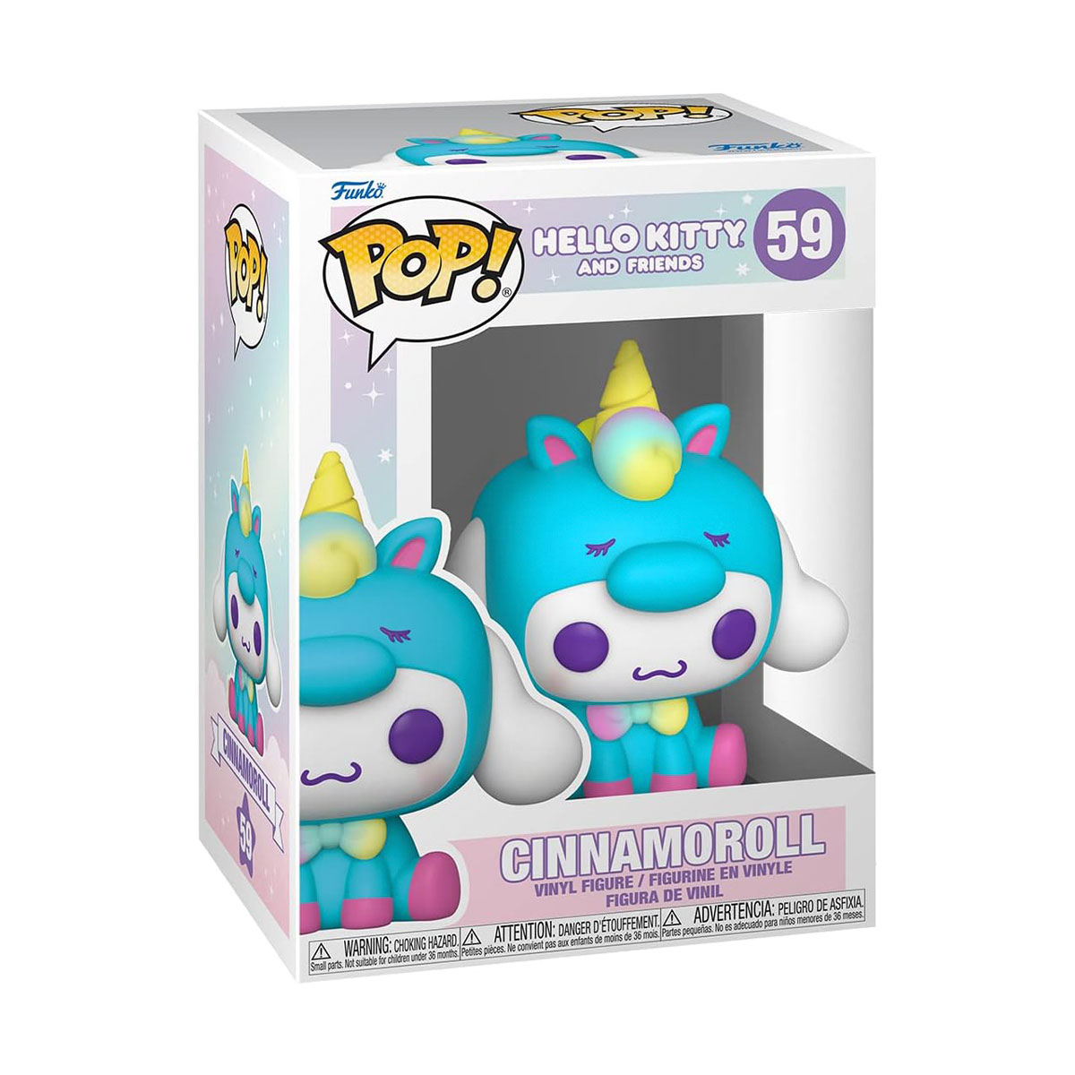 Фігурка Funko Pop! серії "Sanrio: Hello Kitty" - Сіннаморолл у костюмі єдинорога, 65748 1