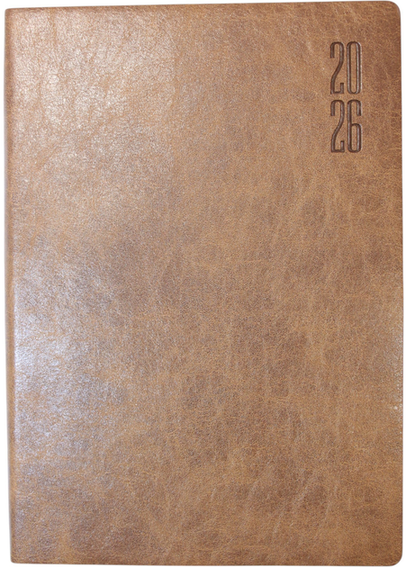 Дневник датированный А5, 320 стр., кожзам, арт.9907
