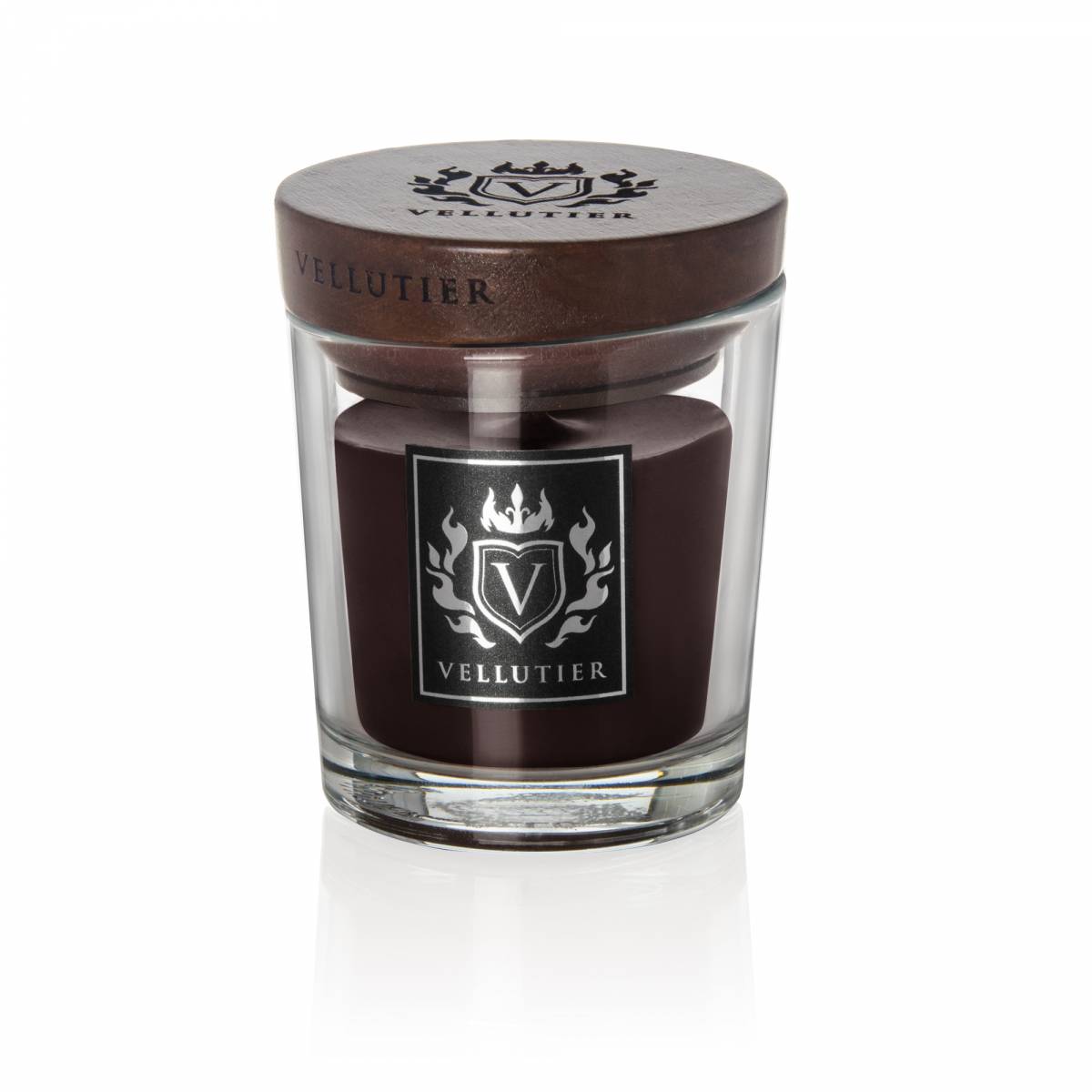 Свічка "Швейцарський шоколадний фондан" 90 г (S), V63037, Vellutier