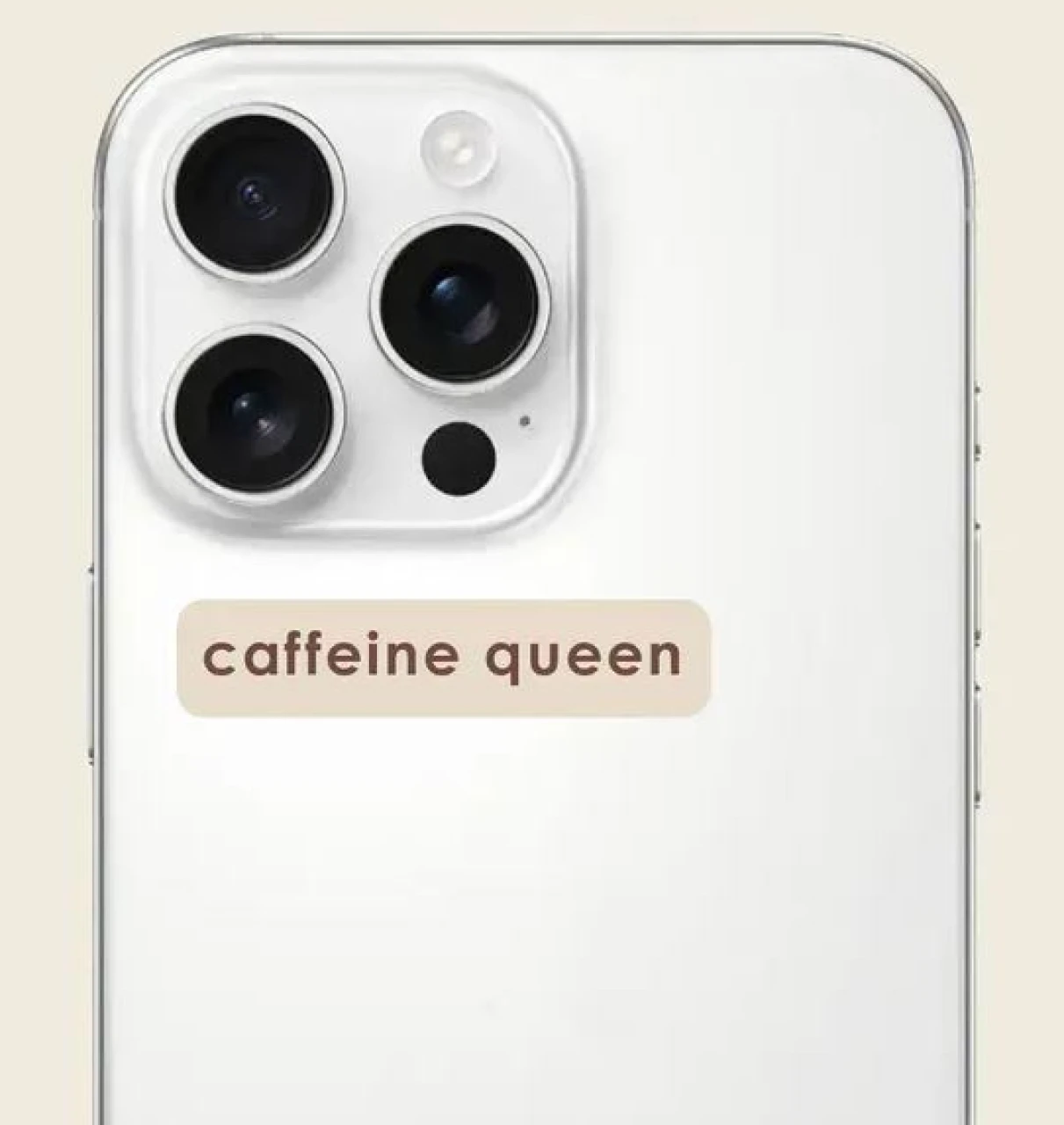 Стикер 3D "Caffeine queen" Cobart