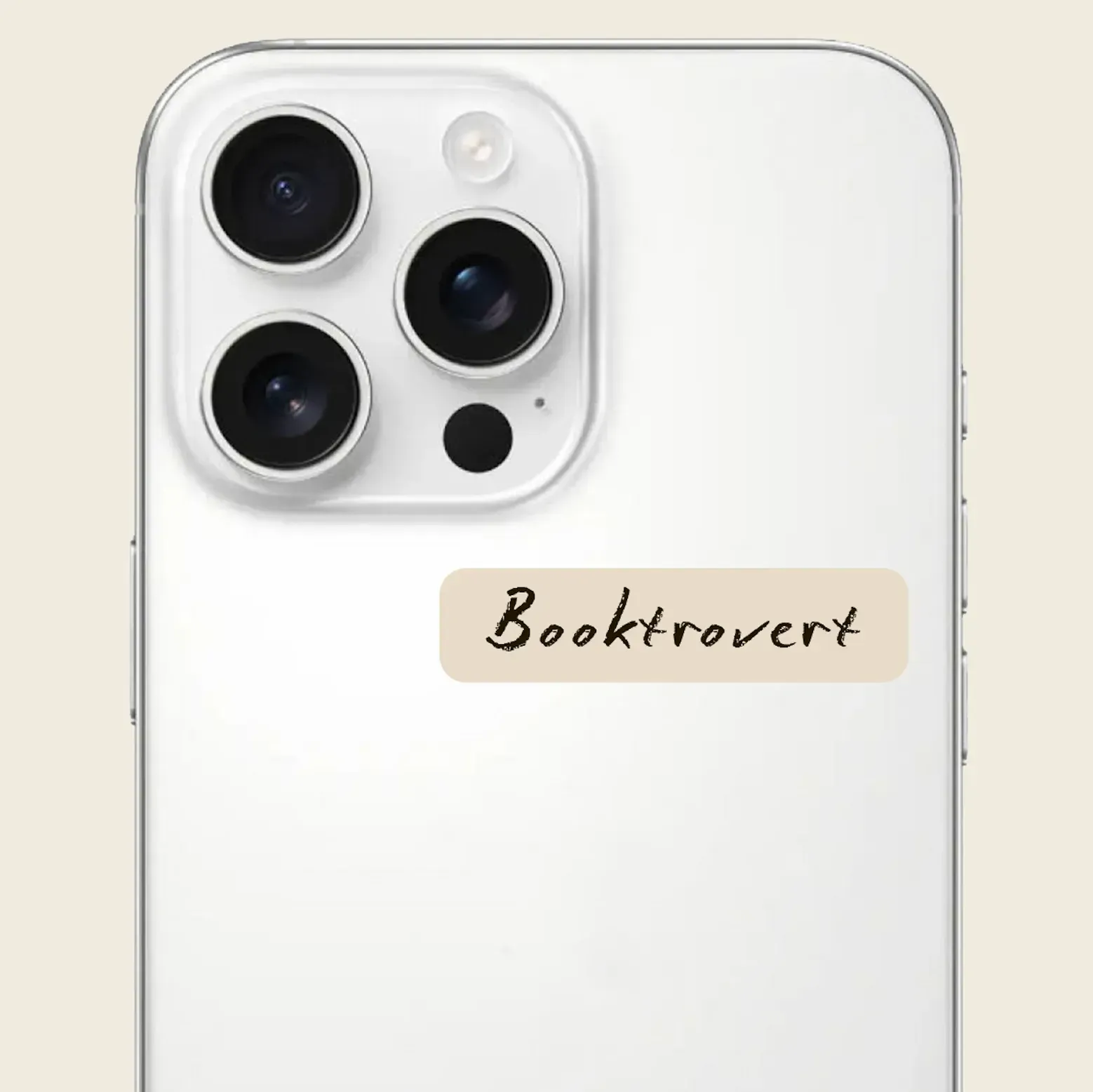 Стікер 3D "Booktrovert" Cobart