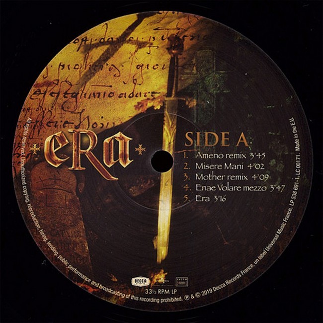 Вінілова платівка ERA ERA (COLOUR, GOLD) 3