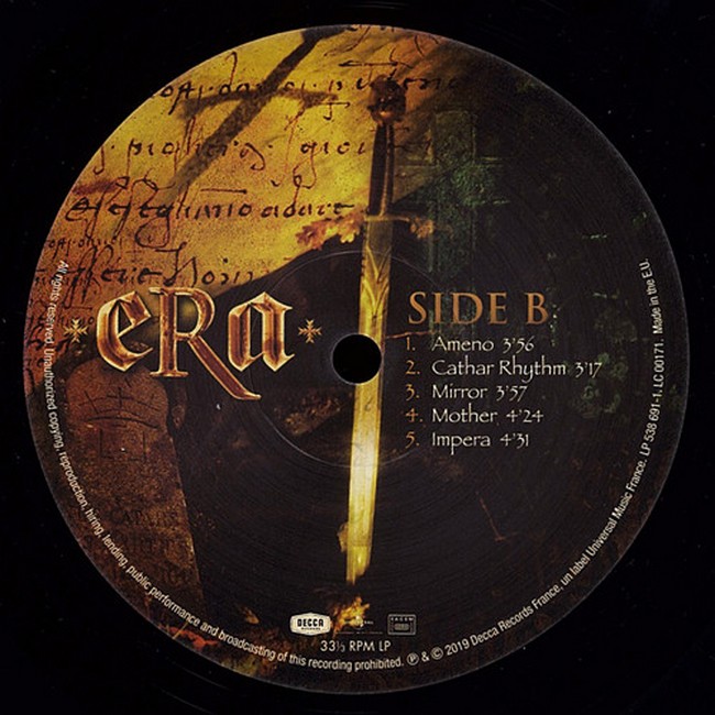 Вінілова платівка ERA ERA (COLOUR, GOLD) 4