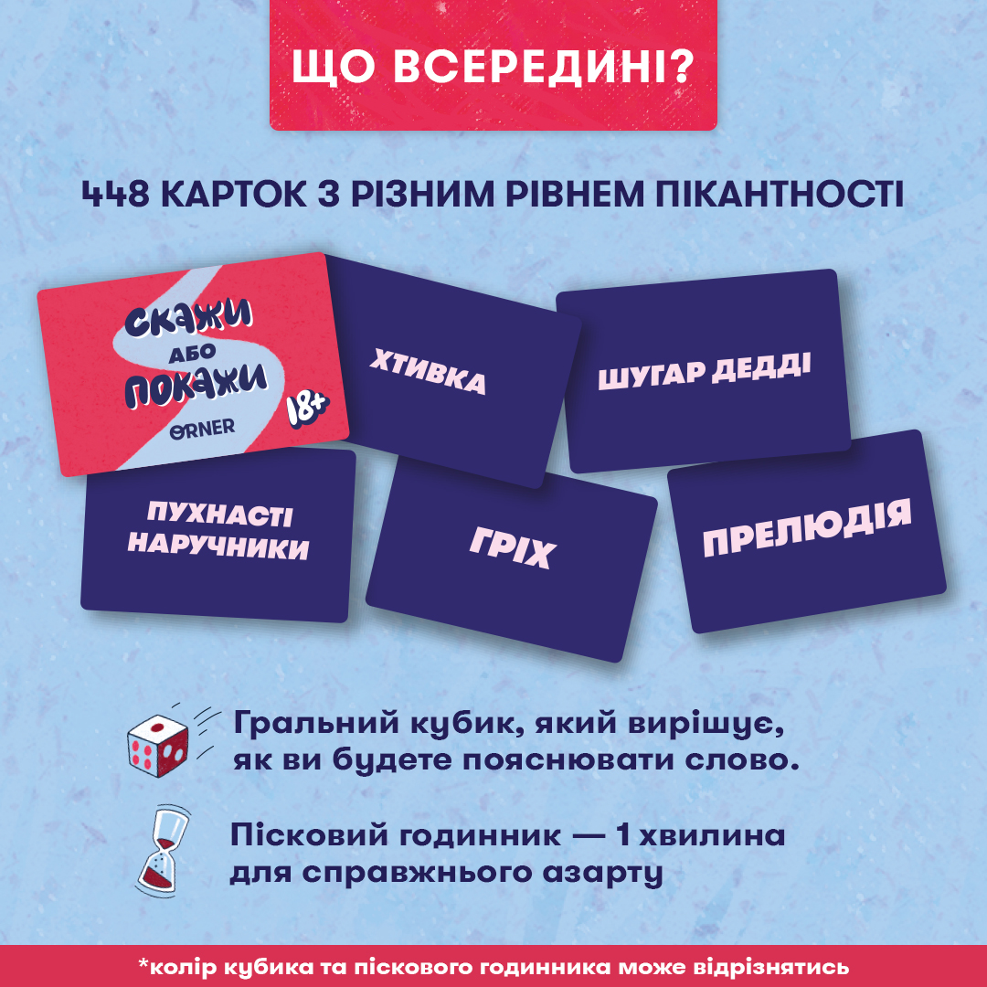 Гра для компанії "Скажи або покажи 18+", orner-3069 2