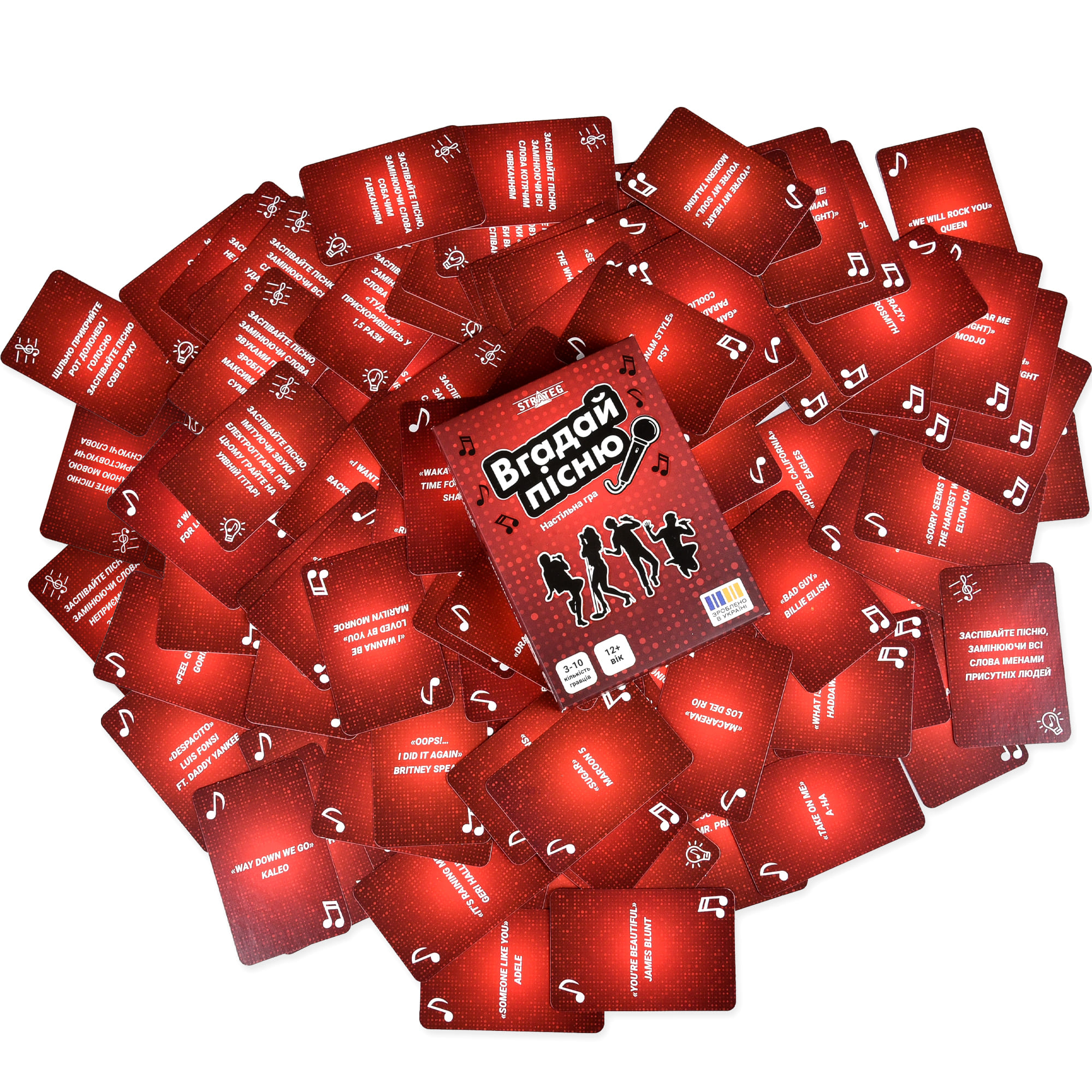 Гра настільна "Вгадай пісню" (укр) 30947, ТМ "Strateg" 4