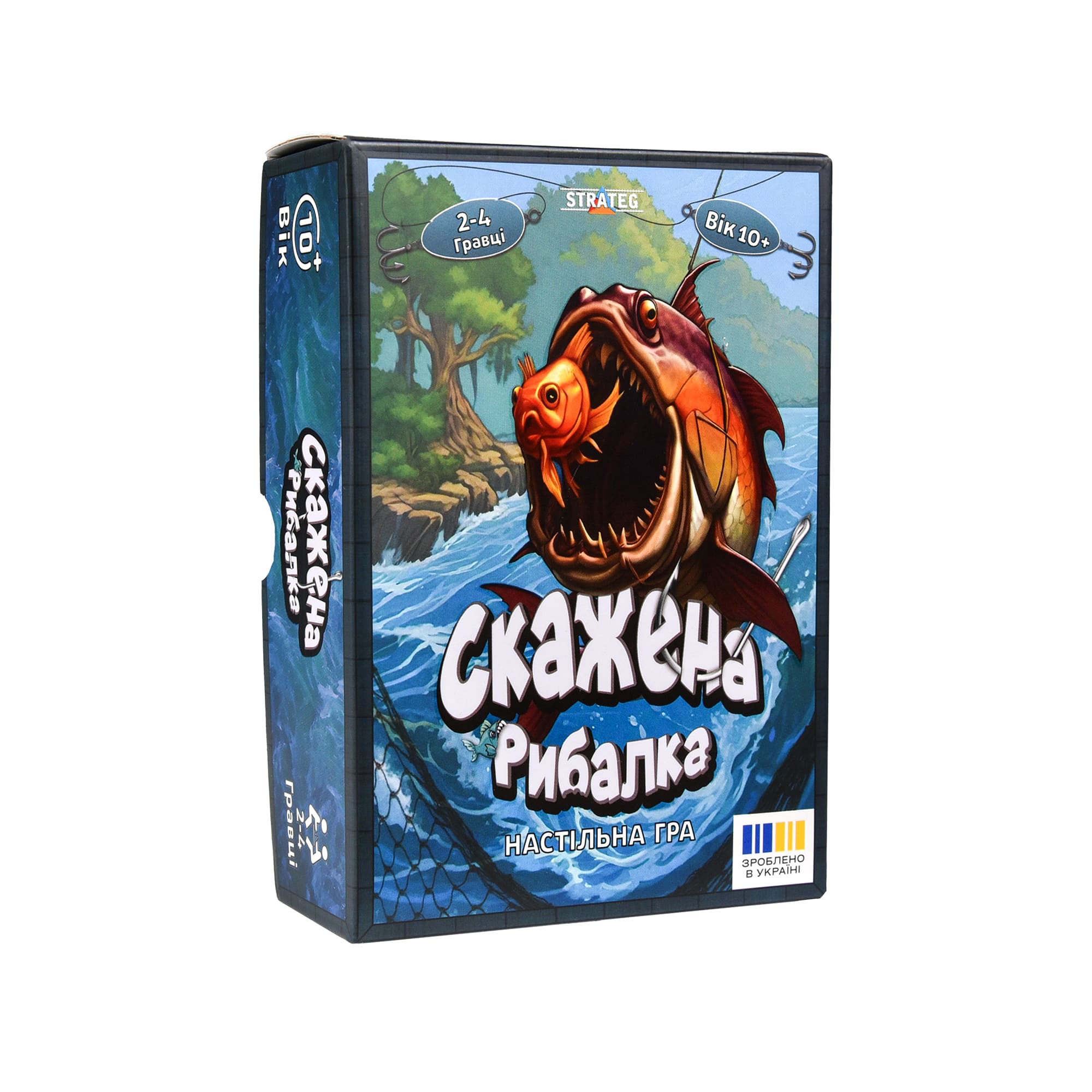 Игра настольная "Бешеная рыбалка" (укр) 30845, ТМ "Strateg"