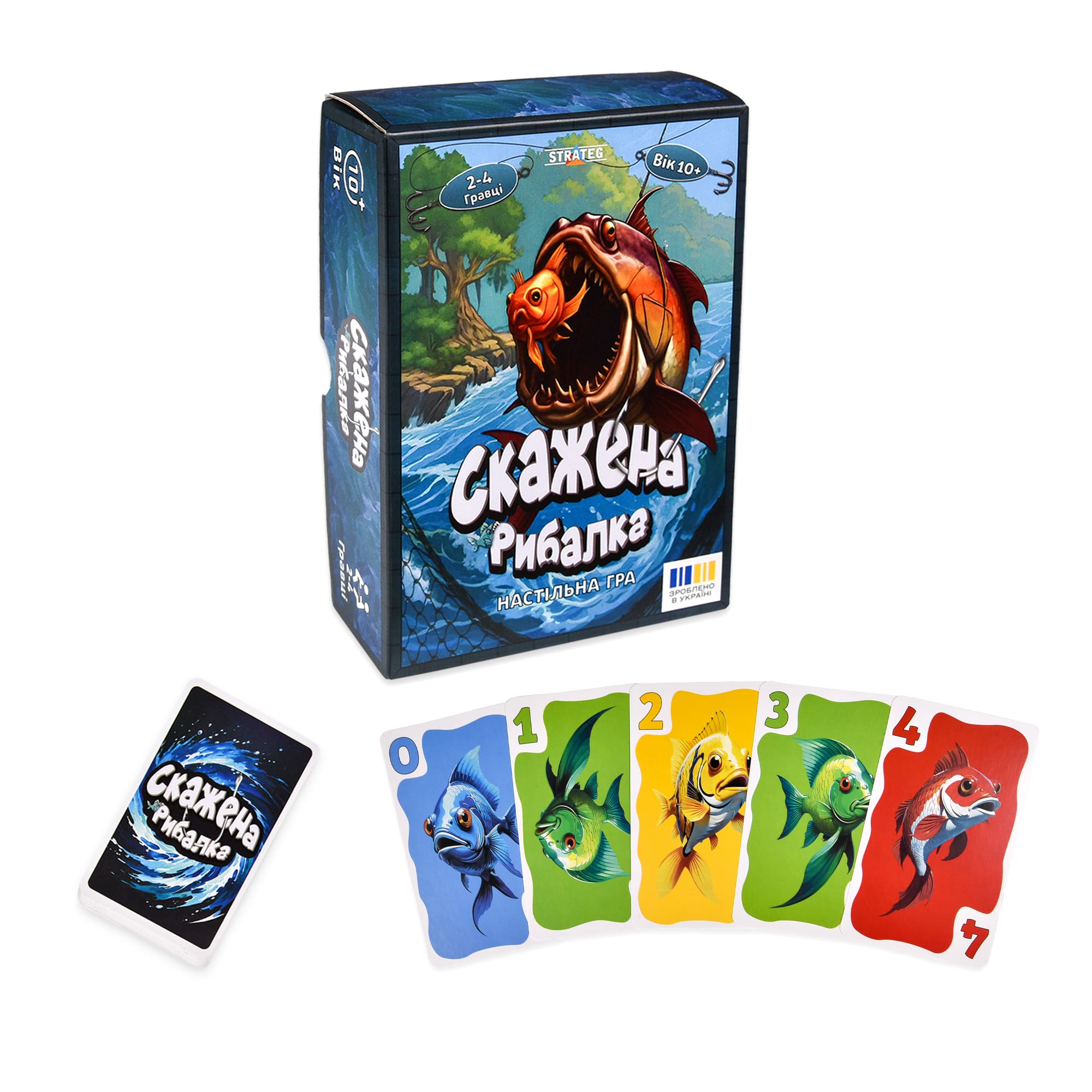 Игра настольная "Бешеная рыбалка" (укр) 30845, ТМ "Strateg" 1