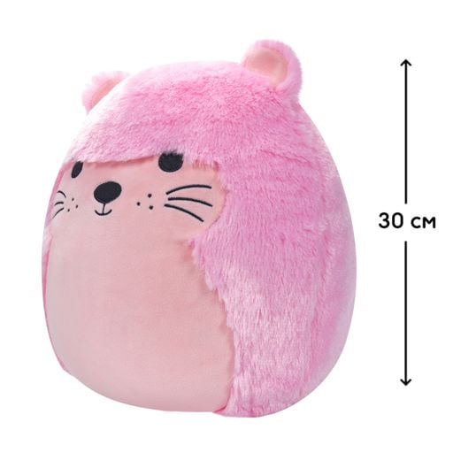 Мягкая игрушка SQUISHMALLOWS – РОЗОВАЯ ВИДРА, 30 cm, SQCR00344 1