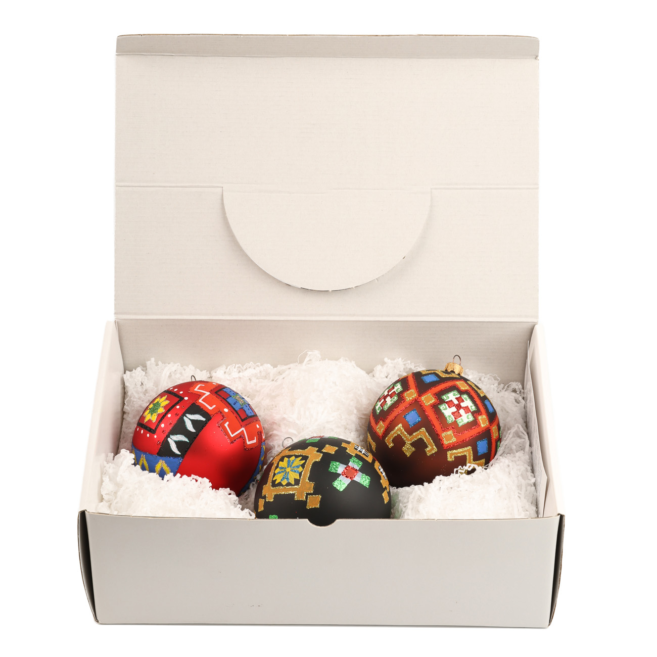 Набір куль високохудожніх "Гуцульщина" в упаковці 5