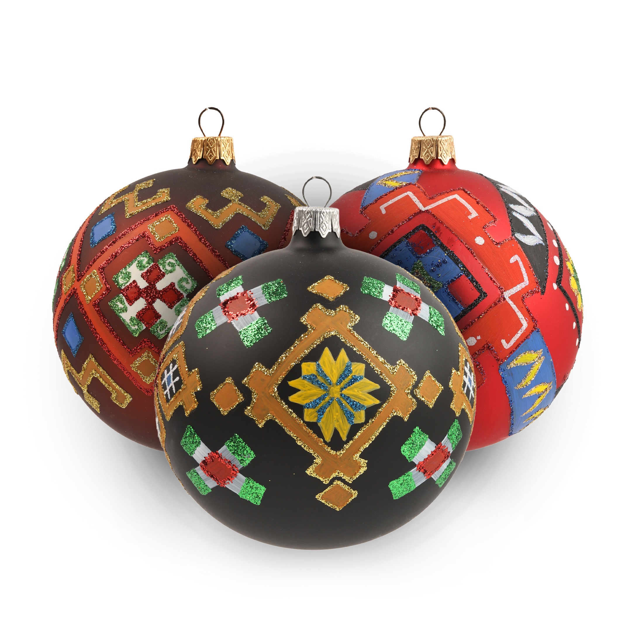 Набір куль високохудожніх "Гуцульщина" в упаковці