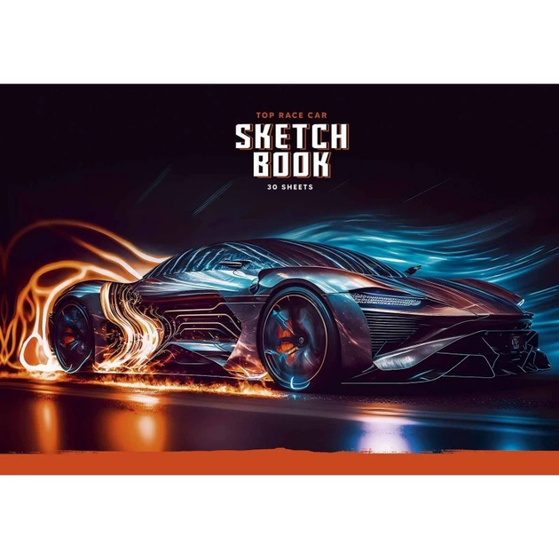 Альбом для малювання 30 арк. "Star" на склейці (4120)