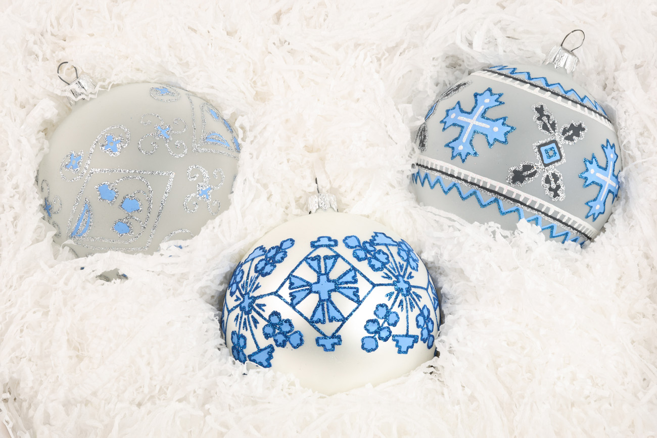 Набор шаров высокохудожественных "Полтавщина" в упаковке 7