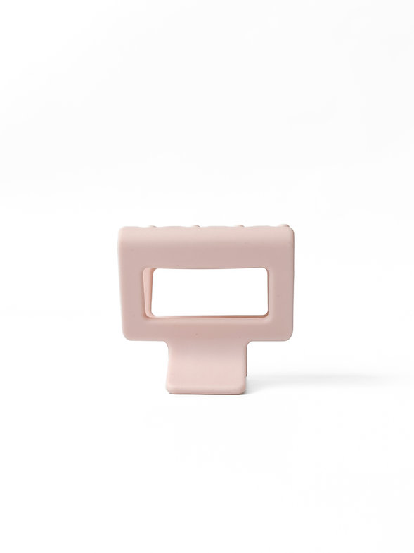 Краб для волос матовый розовый (5 см), N016-16 1