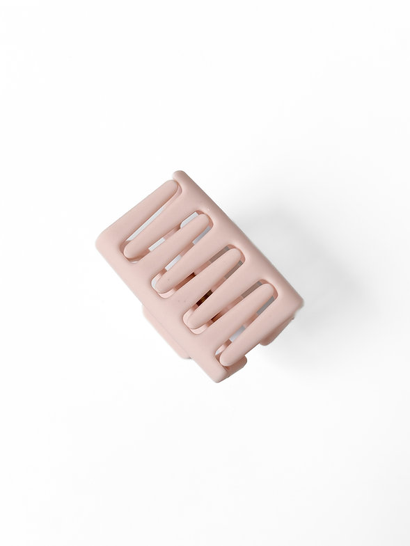 Краб для волос матовый розовый (5 см), N016-16 2