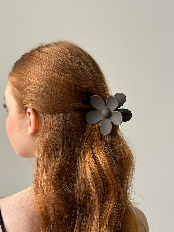 Краб цветок матовый коричневый 7см, N090/1 2