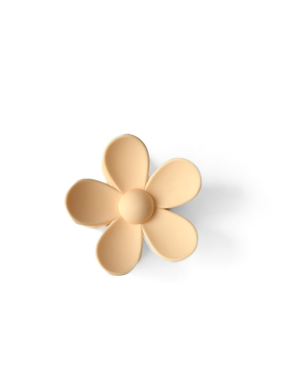 Краб квітка матова персікова  7см, N090/2