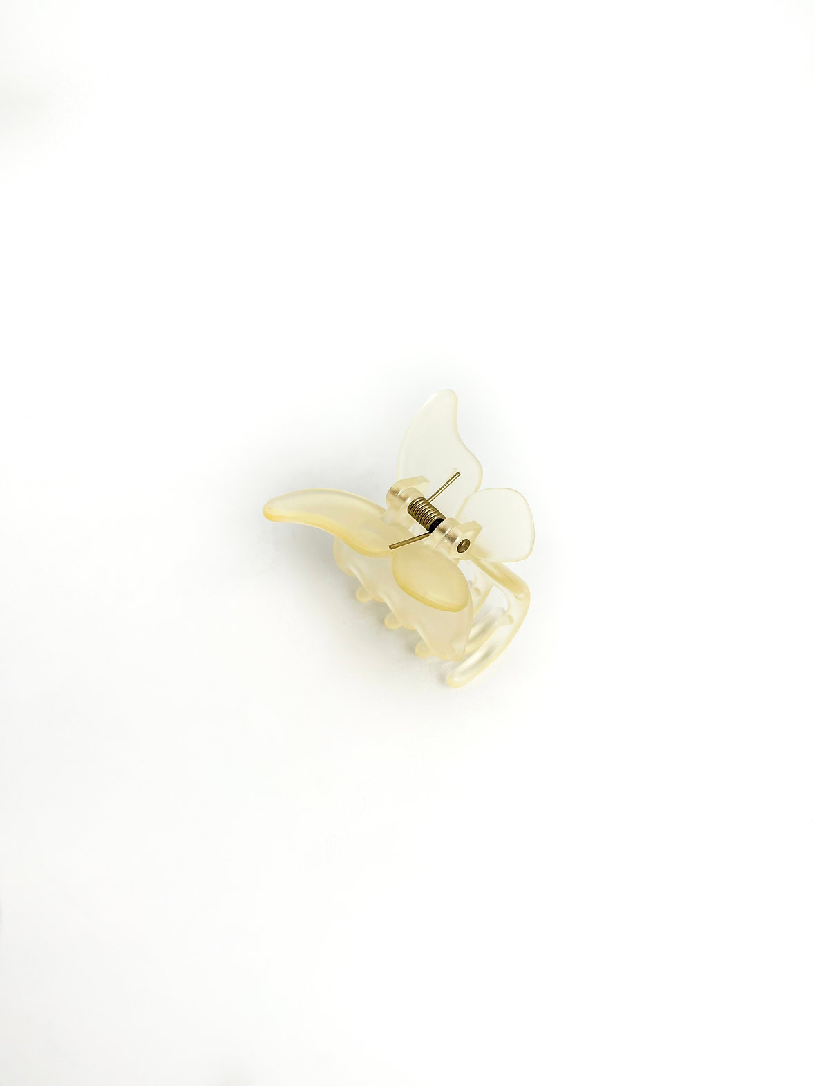 Краб бабочка матовая желтая, N038/3