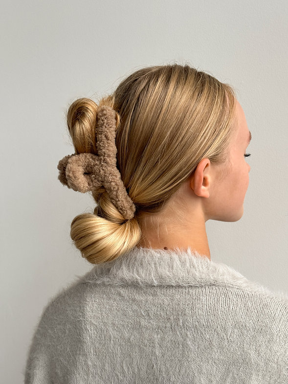 Краб петля Тедди светло-коричневый 13.5 см, N061 4