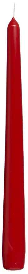 Свічка конічна червона Bispol 24,5 см, 7 годин горіння, S30-030 2