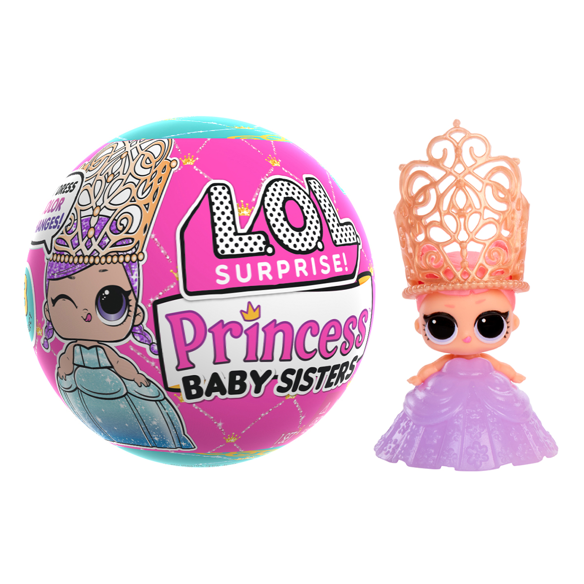 Игровой набор с куклой L.O.L. SURPRISE! – ПРИНЦЕССЫ-СЕСТРИЧКИ (в ассорт., в диспл.), 567523