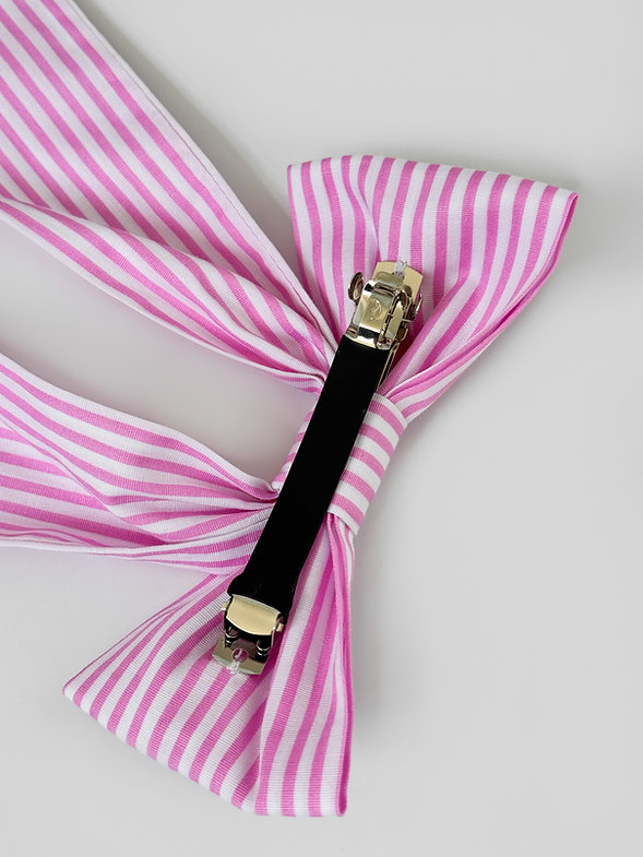 Бантик оксамитовий на зажимі зелений (набір із 2 шт), BAN50 2