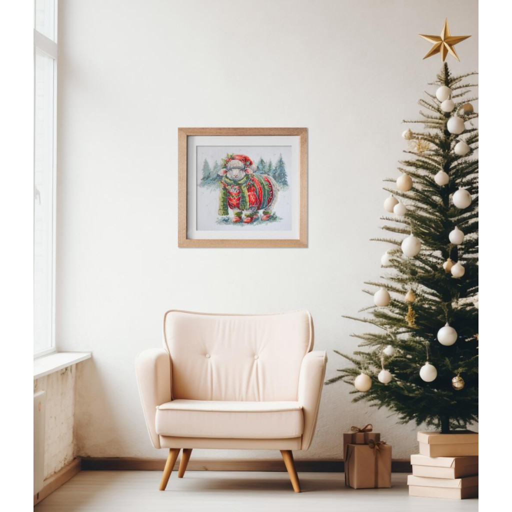 Набір для вишивання хрестиком "В обіймах зими", AH-245 6