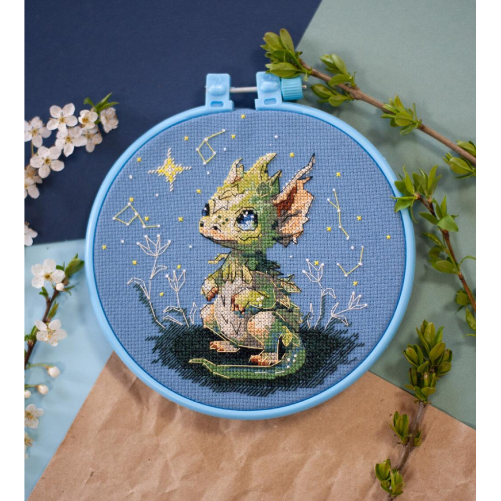 Набір для вишивання хрестиком "Запалювач зірок", AHM-087