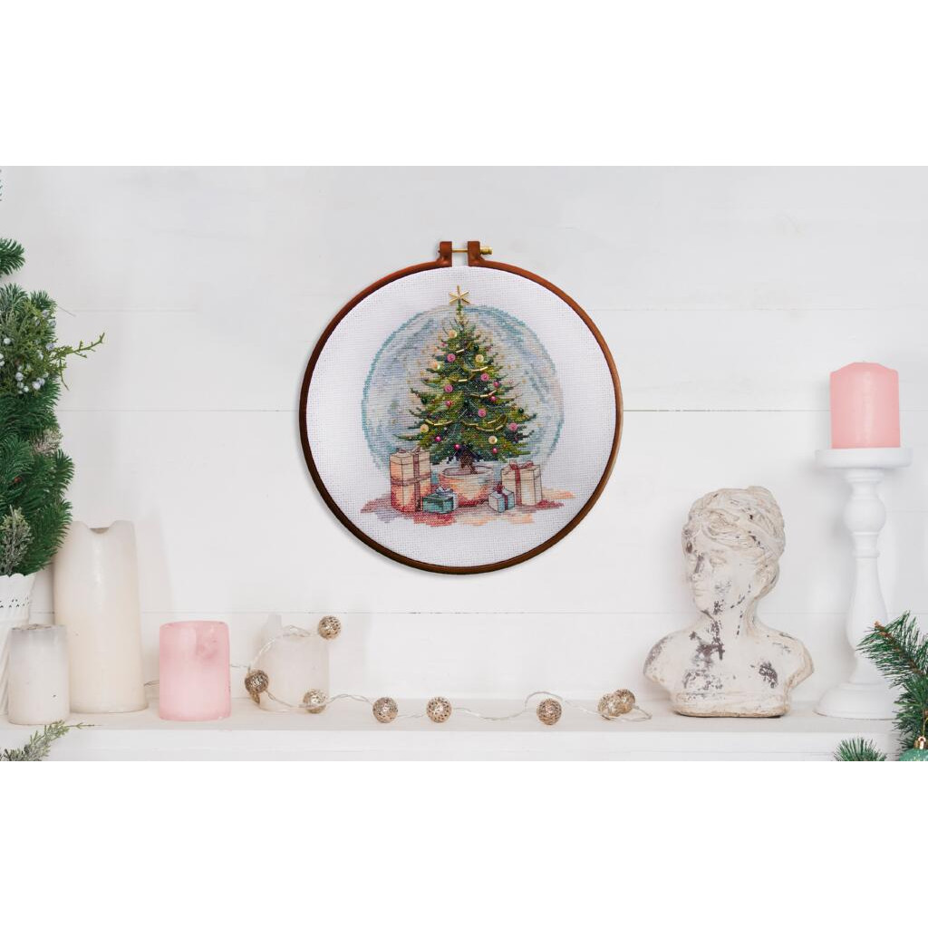 Набір для вишивання хрестиком "Мить перед Різдвом", AH-255 6