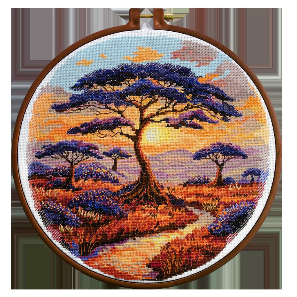 Набір для вишивання хрестиком "Просторами Саванни", AH-257