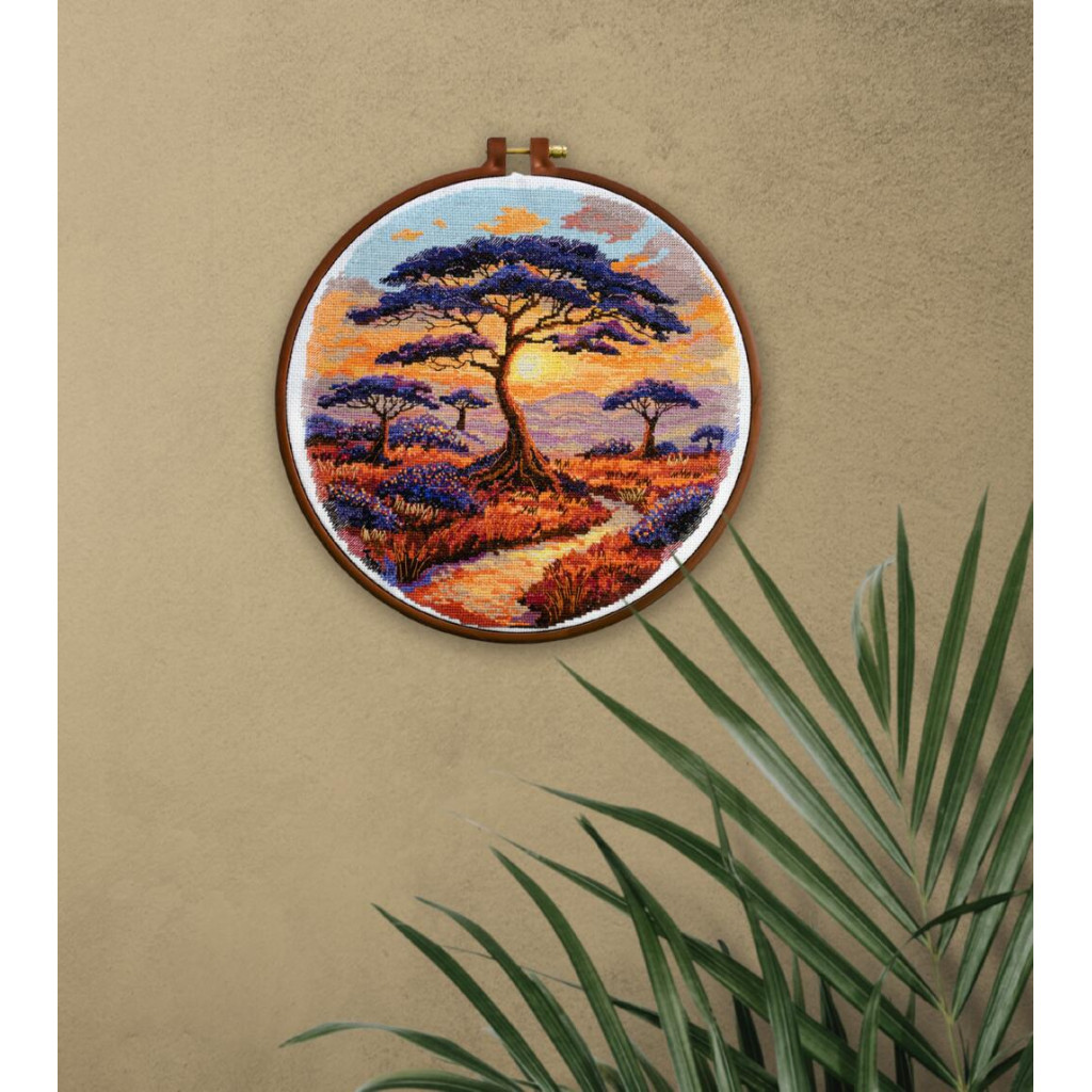 Набір для вишивання хрестиком "Просторами Саванни", AH-257 6