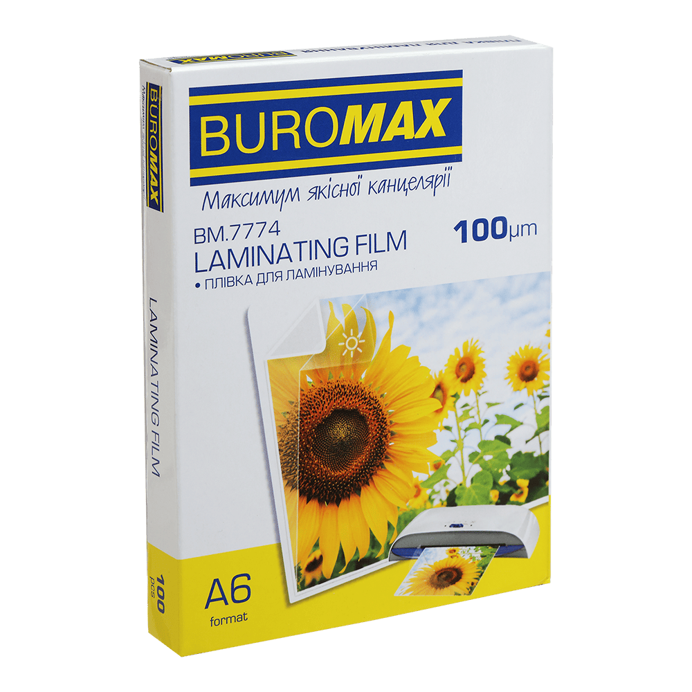 Плівка для ламінування 100 мкм, A6 (111*154 мм), 100 шт. BM.7774