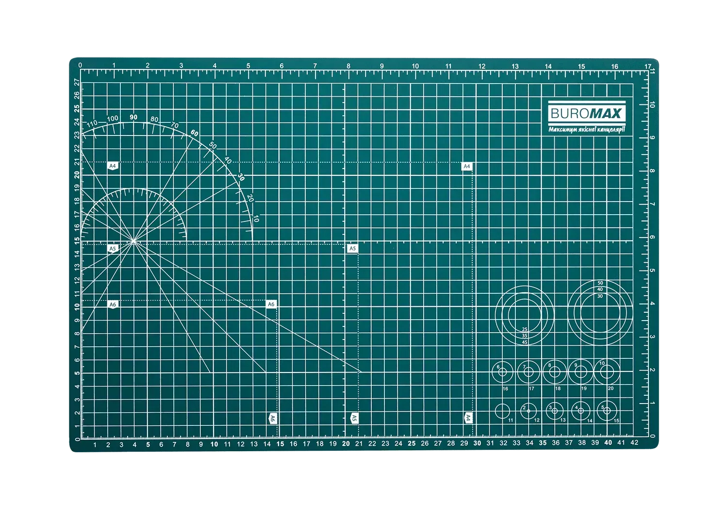 Коврик самовосстанавливающийся для резки, А3, трехслойный, BM.6503