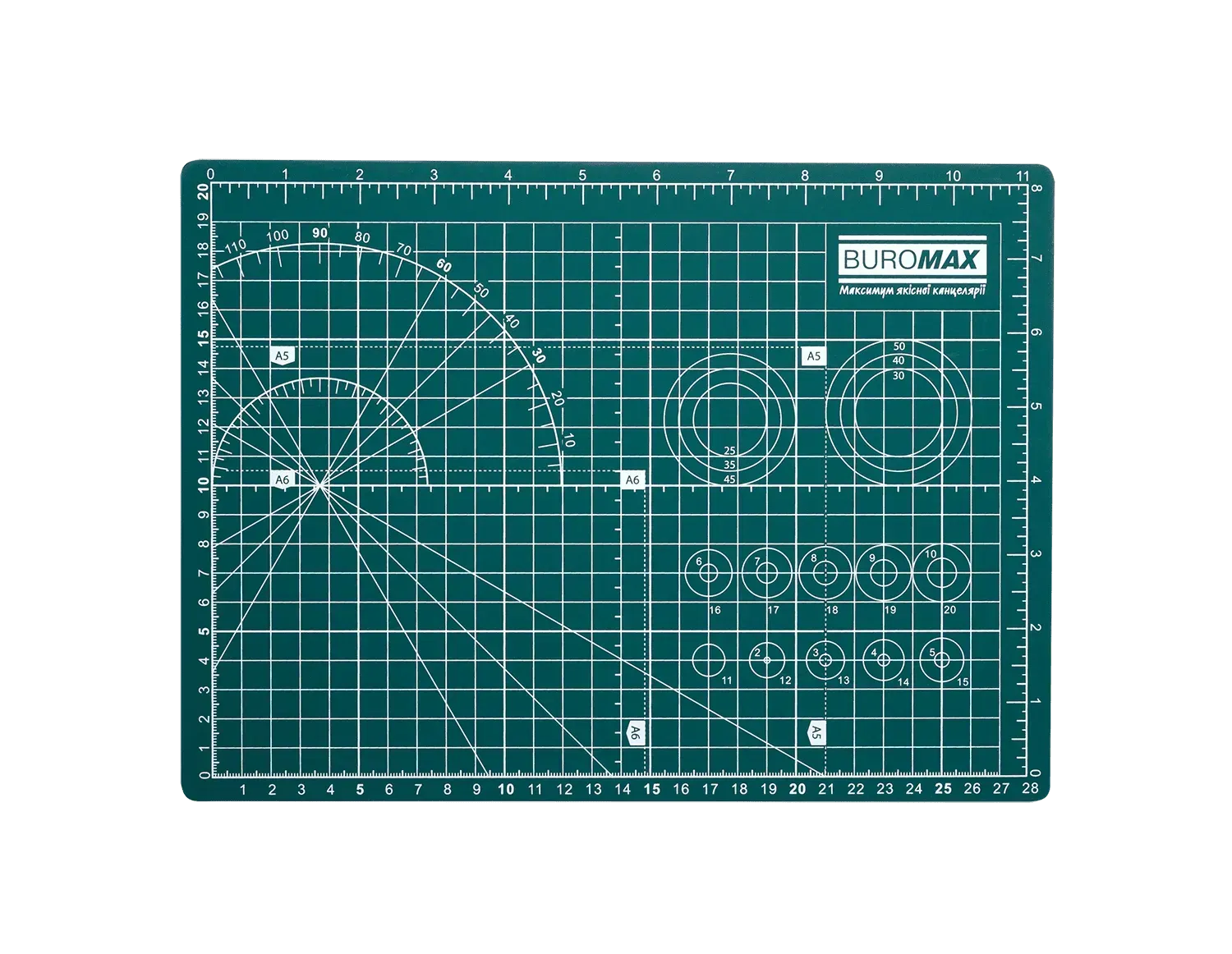 Коврик самовосстанавливающийся для резки, А4, трехслойный, BM.6504