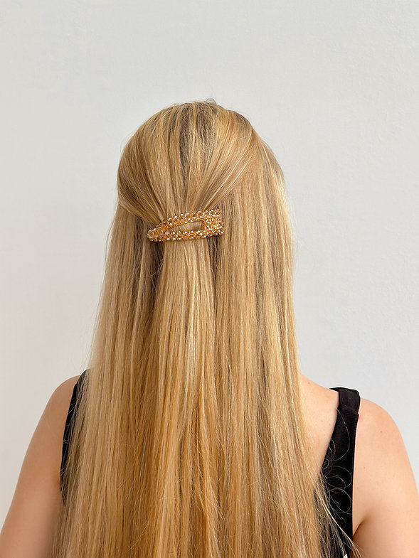 Зажим для волос золотого цвета 3, N029-3 3