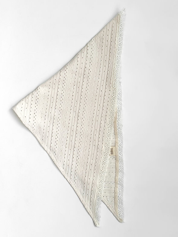 Косынка ажурная бежевый, EW1-11