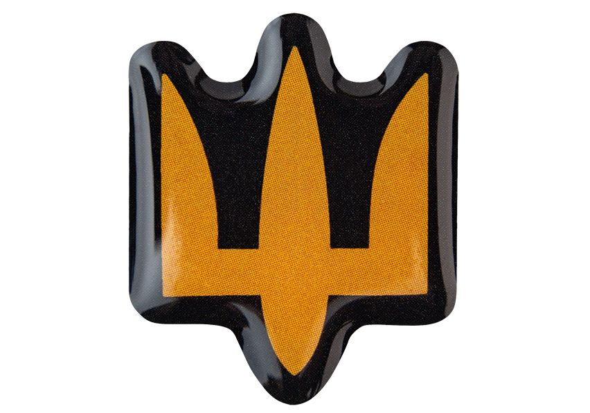 3D стікер "Герб жовтий"