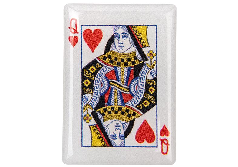 3D стикер "Красная дама"