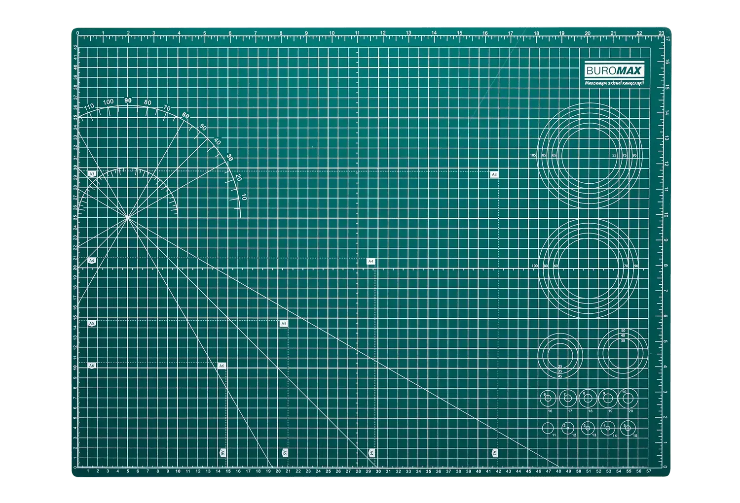Коврик самовосстанавливающийся для резки, А2, трехслойный, BM.6502