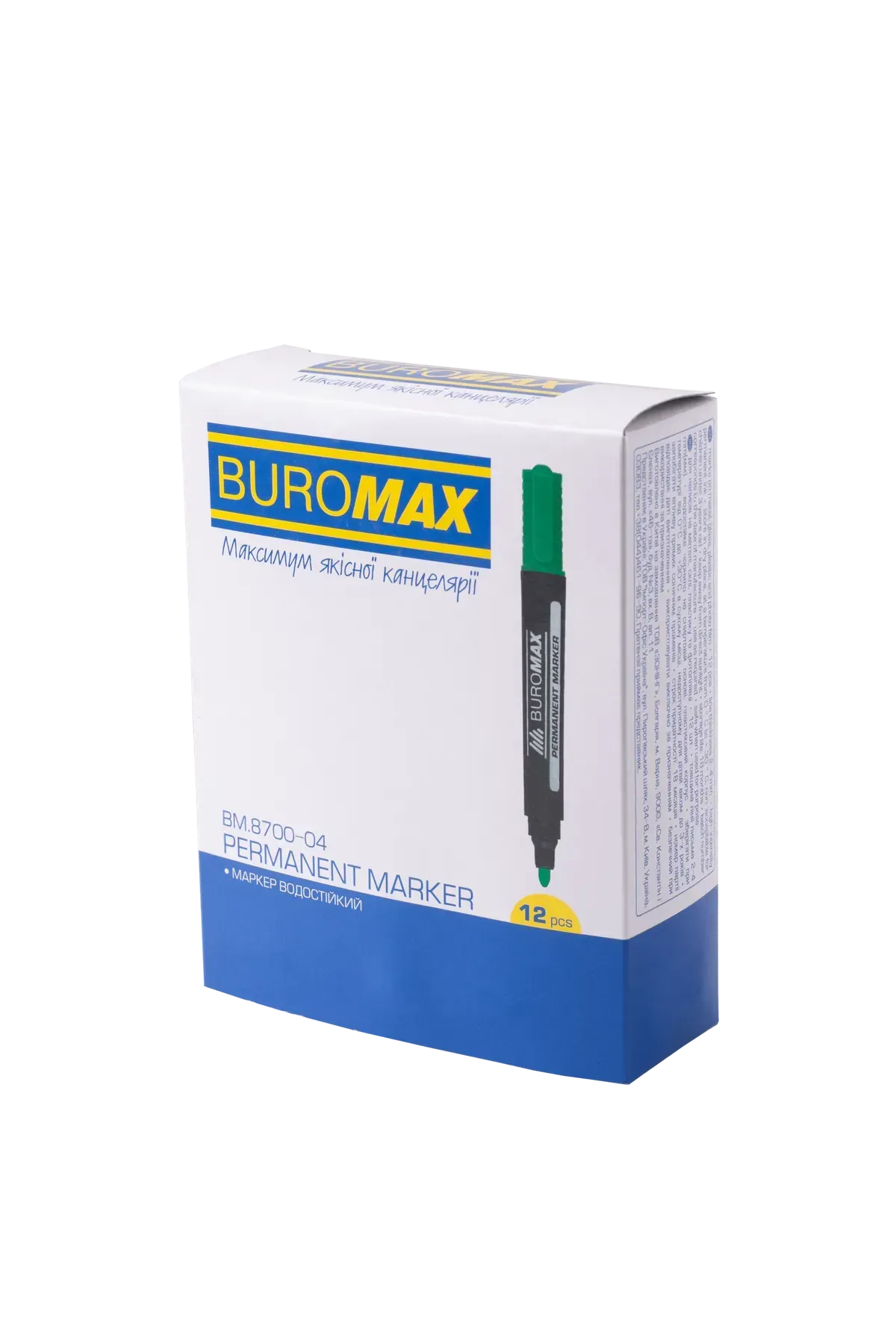 Маркер перманентний, зелений BM.8700-04 3