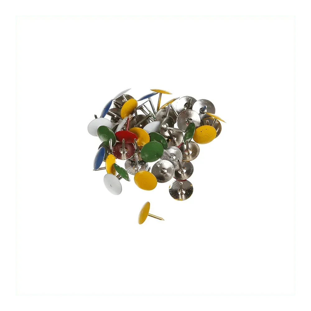 Кнопки 50 шт, кольорові, пластикове покриття, BM.5177 1