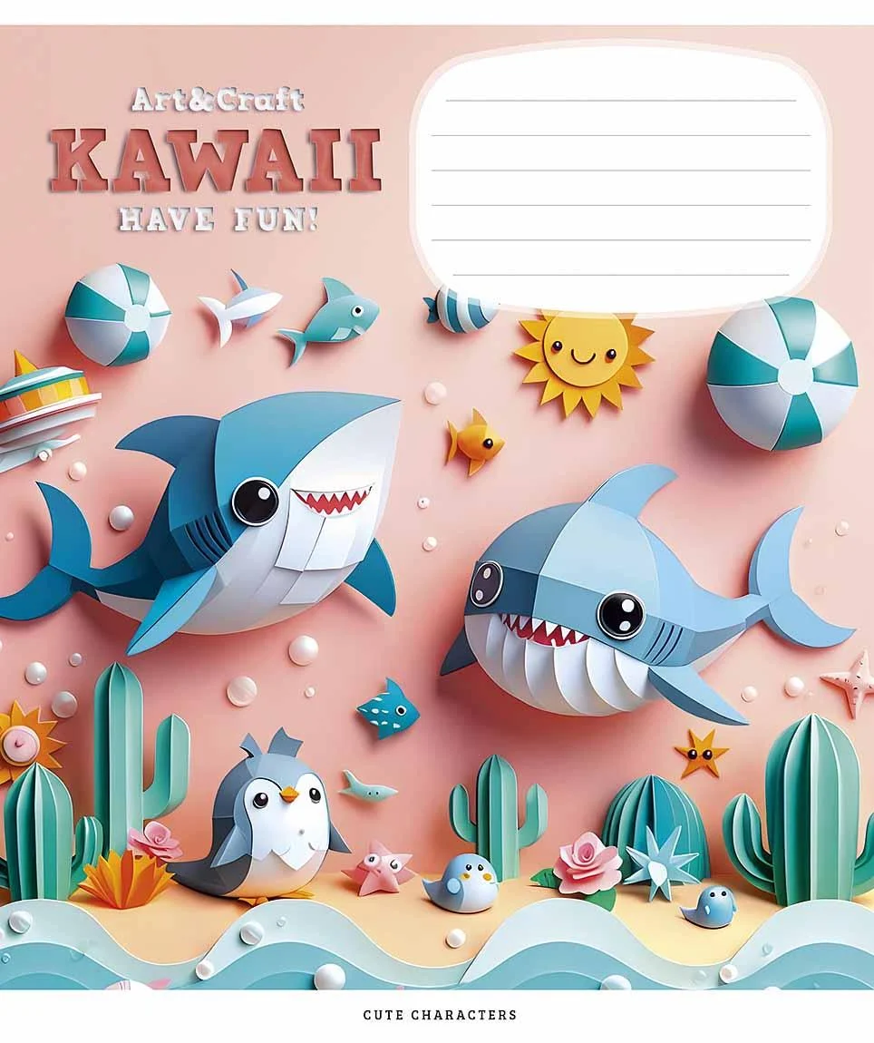 Зошит 12 кос. Школярик УФ лак (2535) 1