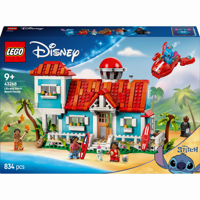 Конструктор Lego Disney "Пляжный дом Лило и Стич", 43268