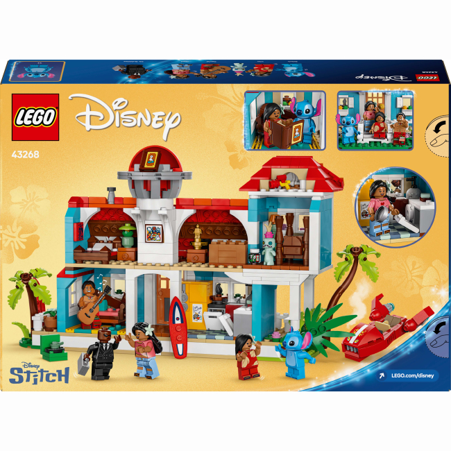 Конструктор Lego Disney "Пляжный дом Лило и Стич", 43268 2