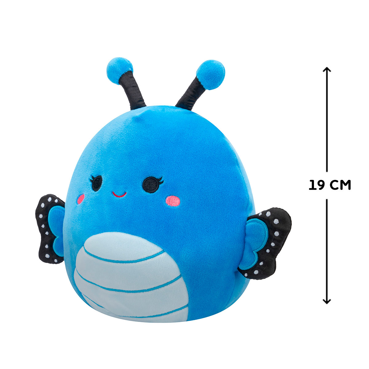 Мягкая игрушка SQUISHMALLOWS – БАБОЧКА ВЕЙВЕРЛИ, 19 cm, SQCR05404 1