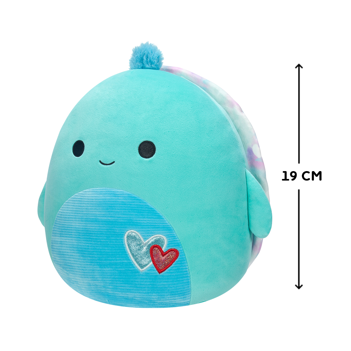 Мягкая игрушка SQUISHMALLOWS – ЧЕРЕПАХА КАСКАД, 19 cm, SQVA00840 1